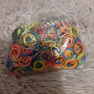 Playful rainbow loom bands